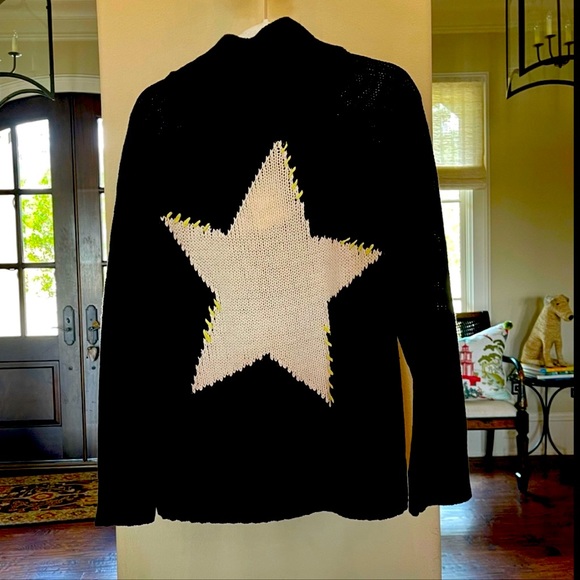 Lisa Todd Black Starlight Sweater 